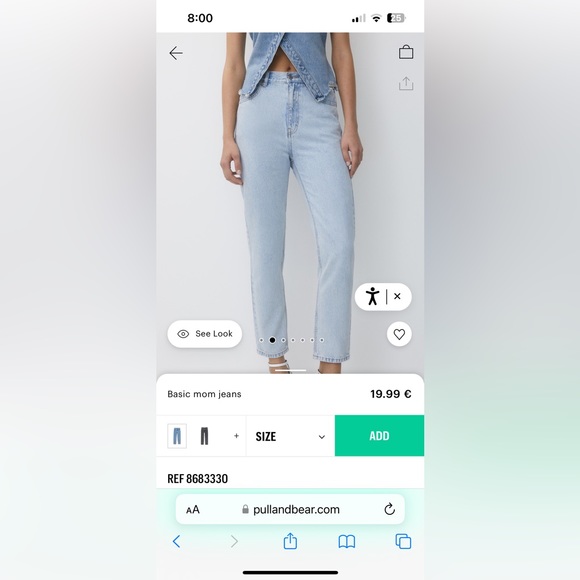 Pull &bear basic mom Jean - Picture 4 of 4